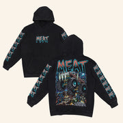 Papa Meat Merch Monster Truck Hoodie Husband Christmas Gift Ideas - Thriftgiftshop