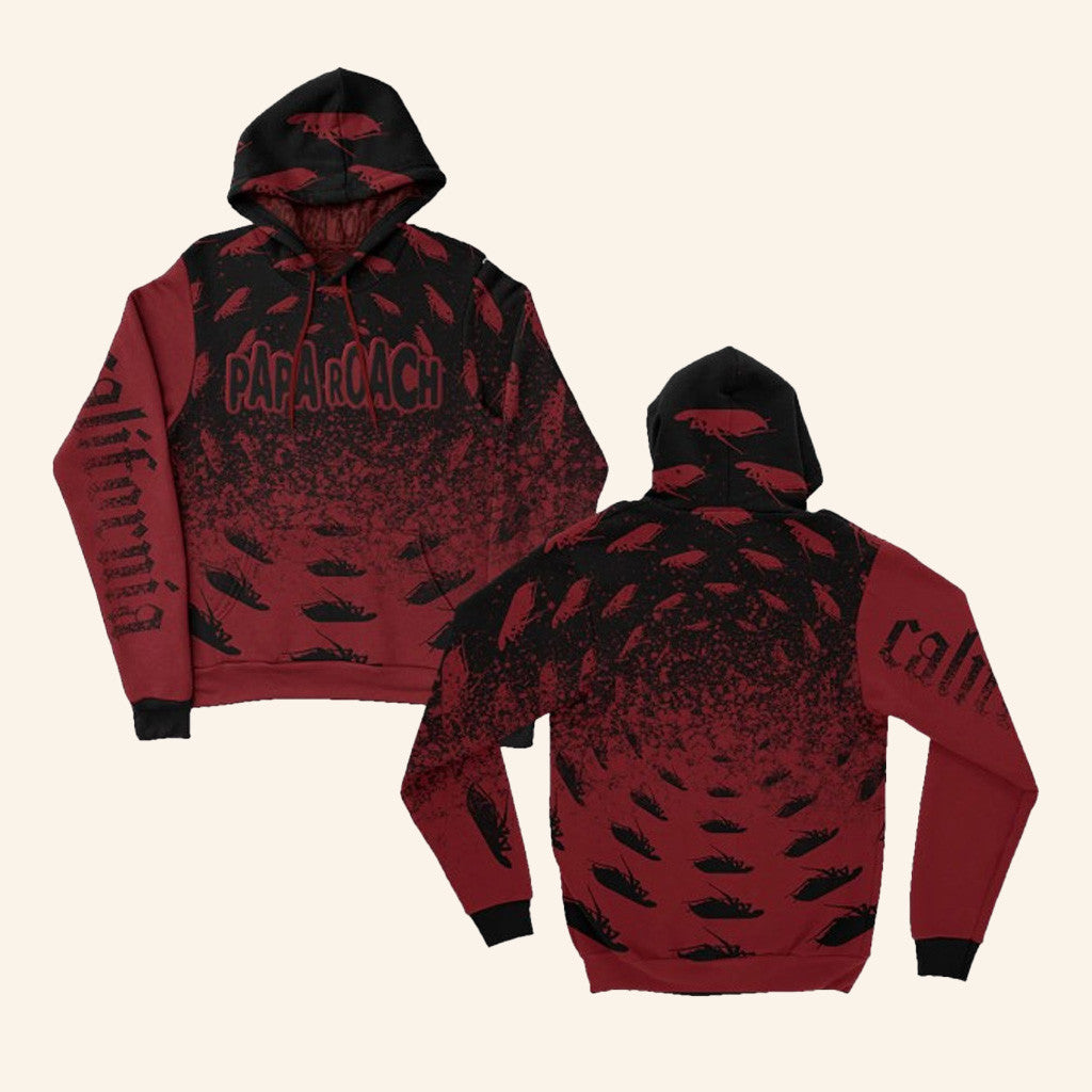 Papa Roach Merch California Papa Roach Hoodie Gifts For Rock Band Fans - Thriftgiftshop