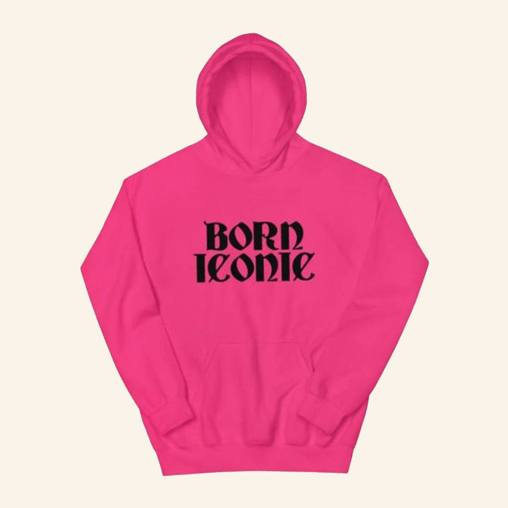 Paris Hilton Merch Icons Only Hoodie Born Iconic Hoodie Gifts For Sisters - Thriftgiftshop