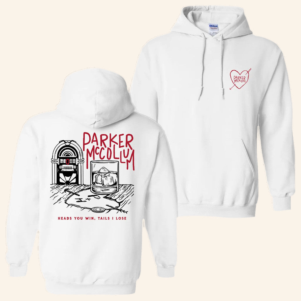 Parker McCollum Merch Heads You Win Tails I Lose Hoodie Gifts For Music Lovers - Thriftgiftshop