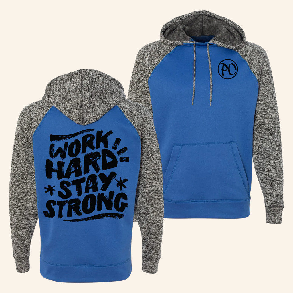 Paul Cuffaro Merch Work Hard Stay Strong Hoodie PC Hoodie Best Gifts For Husband - Thriftgiftshop
