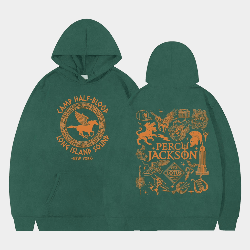 Percy Jackson Merch Lamp Half Blood Long Island Sound Hoodie Percy Jackson Hoodie Friends Gifts - Thriftgiftshop