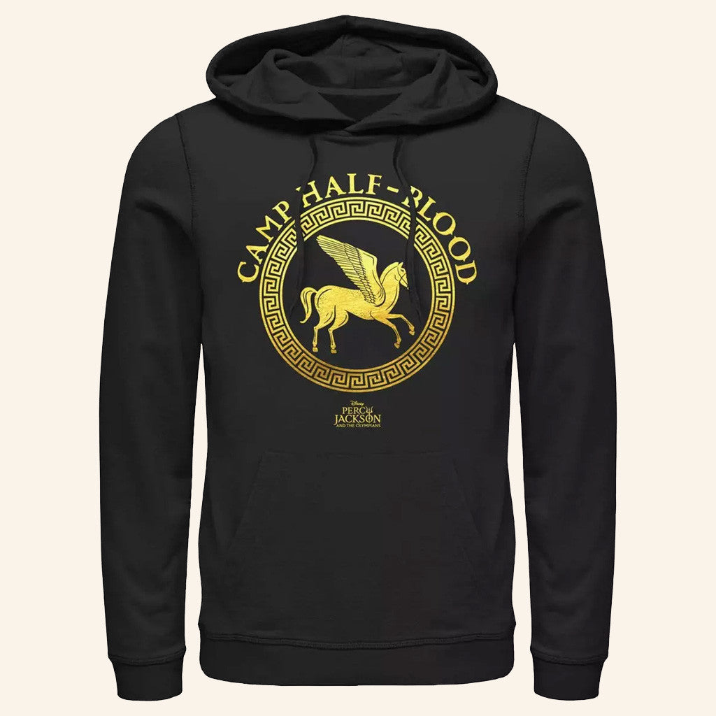 Percy Jackson Merch Percy Jackson And The Olympians Camp Half Blood Emblem Logo Hoodie Gifts - Thriftgiftshop