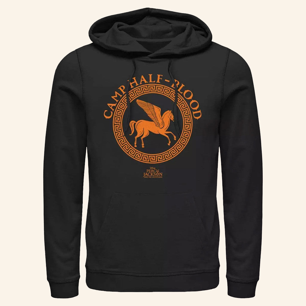 Percy Jackson Merch Percy Jackson And The Olympians Camp Half Blood Icon Logo Hoodie Fan Gifts - Thriftgiftshop