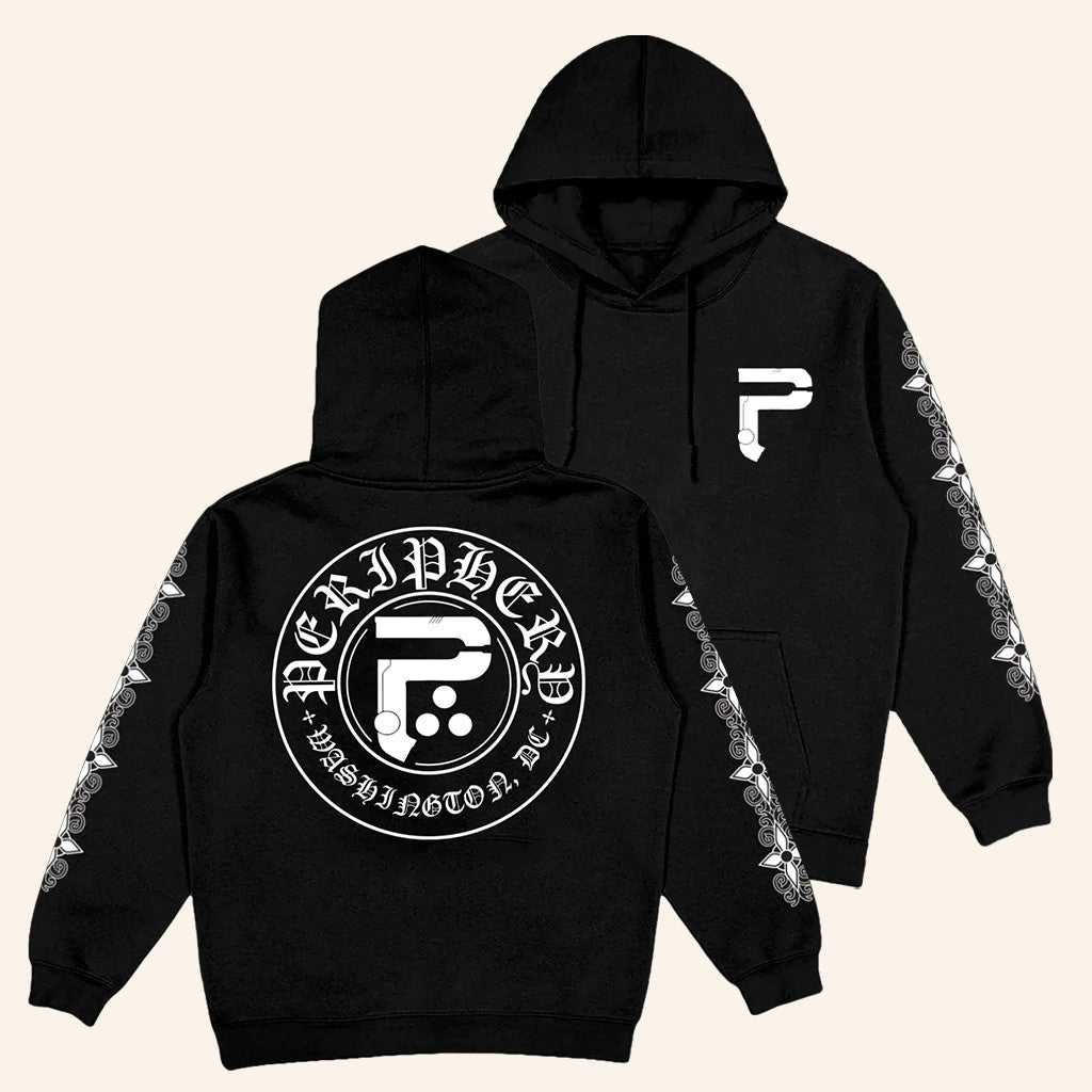 Periphery Merch Blackletter Hoodie Music Lover Gift Ideas For Him - Thriftgiftshop
