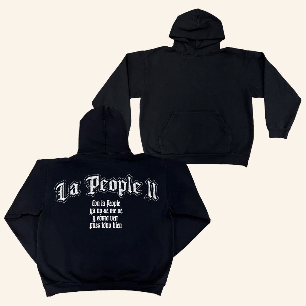 Peso Pluma Merch La People II Hoodie Birthday Gifts For Rapper Fans - Thriftgiftshop