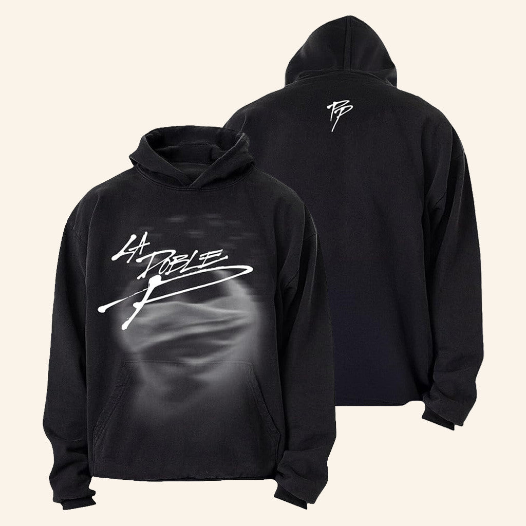 Peso Pluma Merch World Club Hoodie LA Doble P Hoodie Gifts For Rapper Fans - Thriftgiftshop