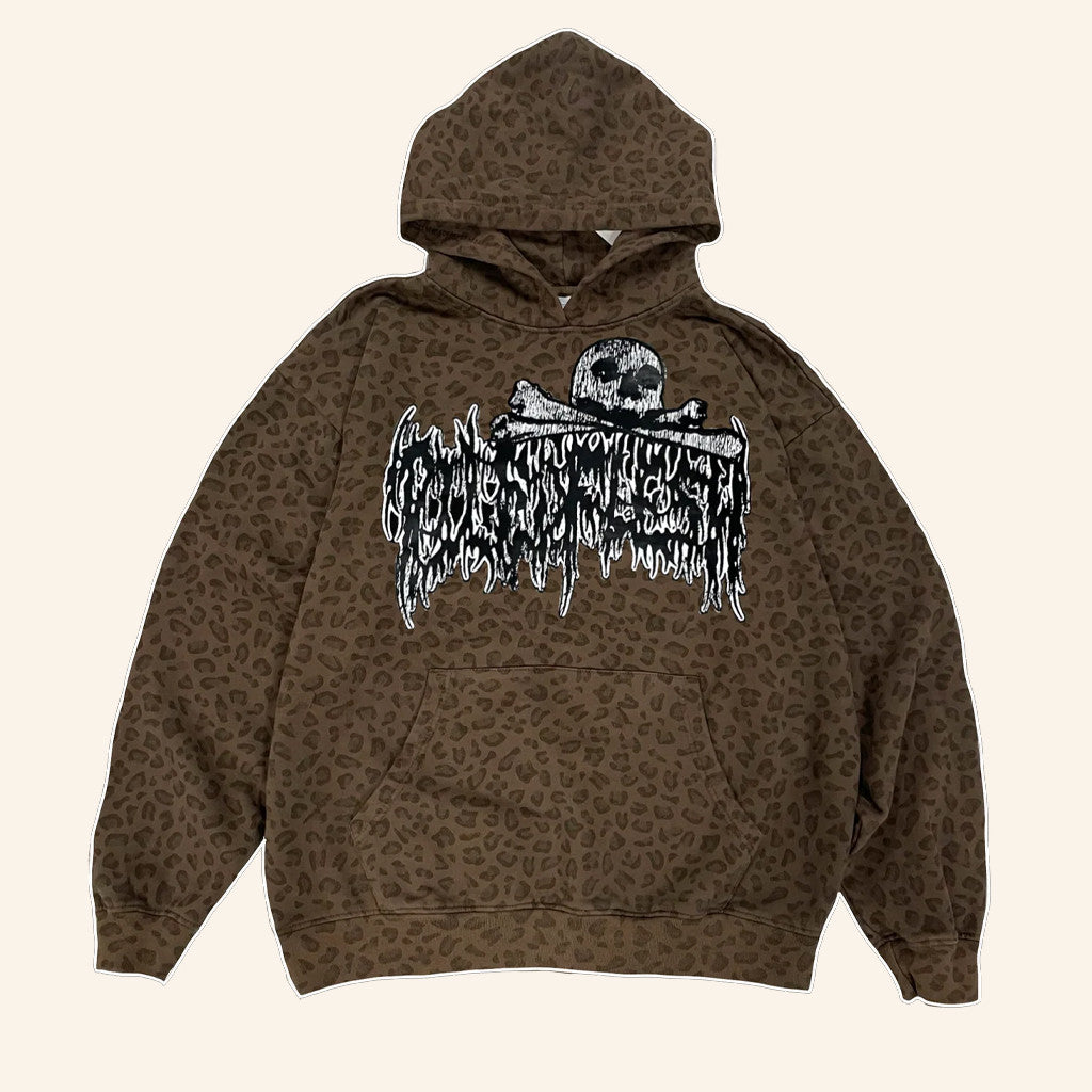 Piled Flesh Merch Piled Flesh Leopard Hoodie Unique Birthday Gift For Friends - Thriftgiftshop