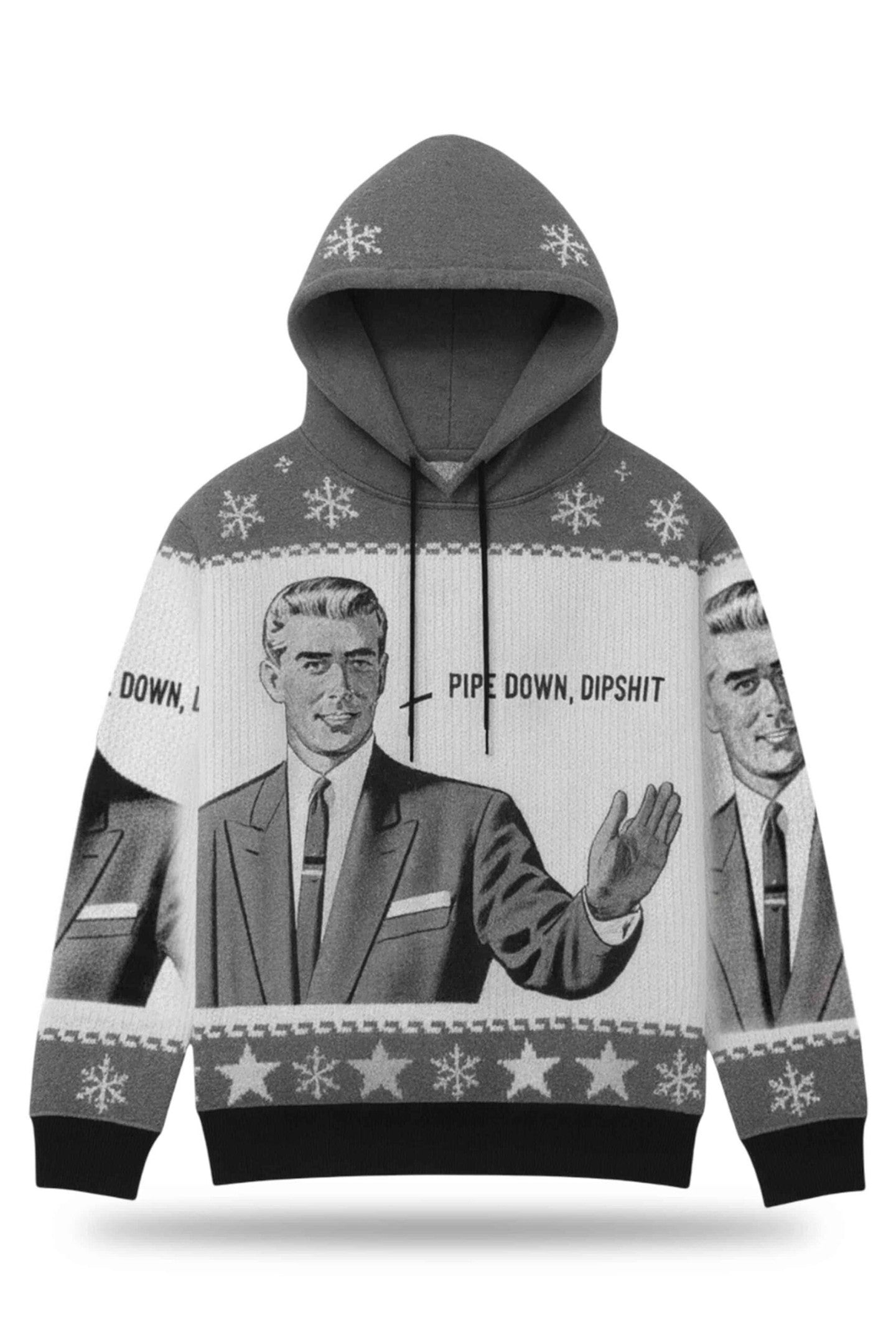 Pipe Down Dipshit Christmas Hoodie Gifts For Best Friend - Thriftgiftshop