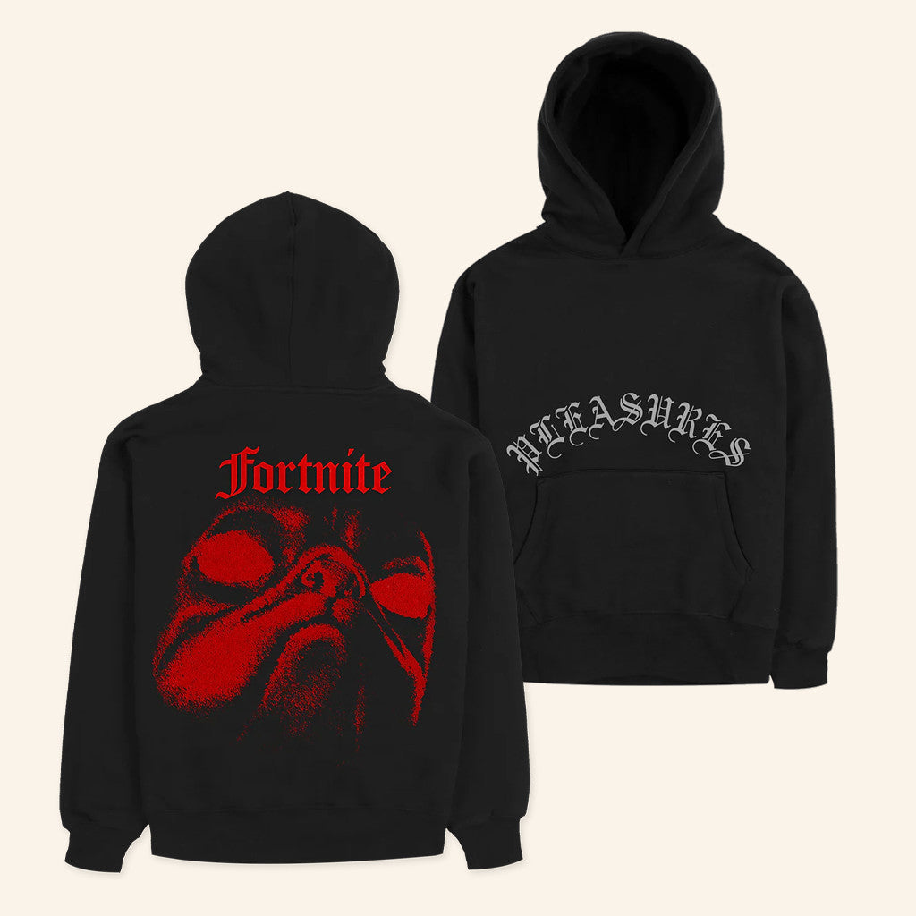 Pleasures Merch Pleasures X Fortnite Dark Doggo Hoodie Gifts For Game Lovers - Thriftgiftshop