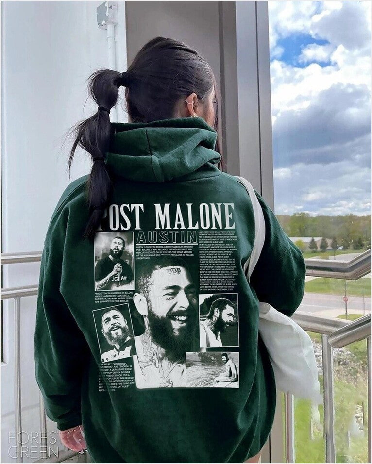 Posty Hoodie Post Tour 2024 Gifts For Fans Merch Apparel - Thriftgiftshop