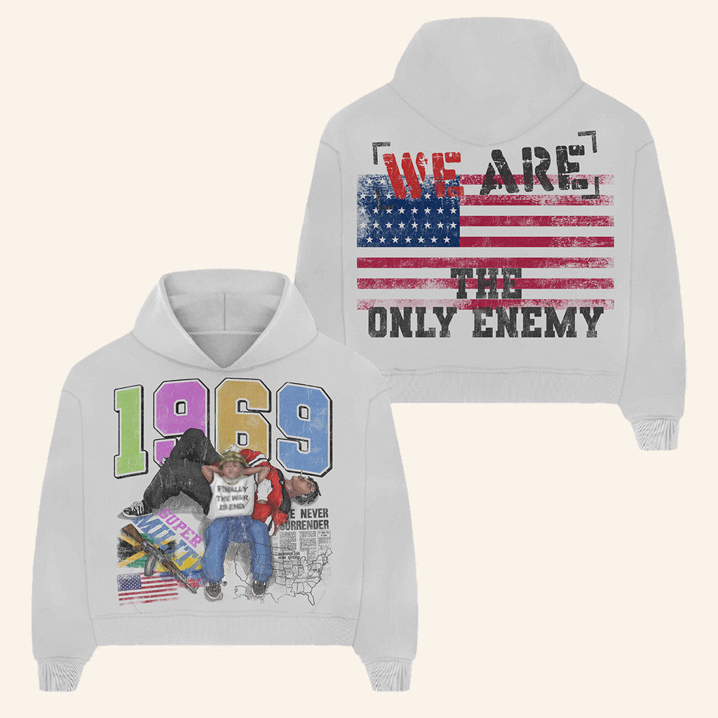 Prestige Merch War Has Ended Hoodie We Are The Only Enemy Hoodie Gifts For Sister - Thriftgiftshop