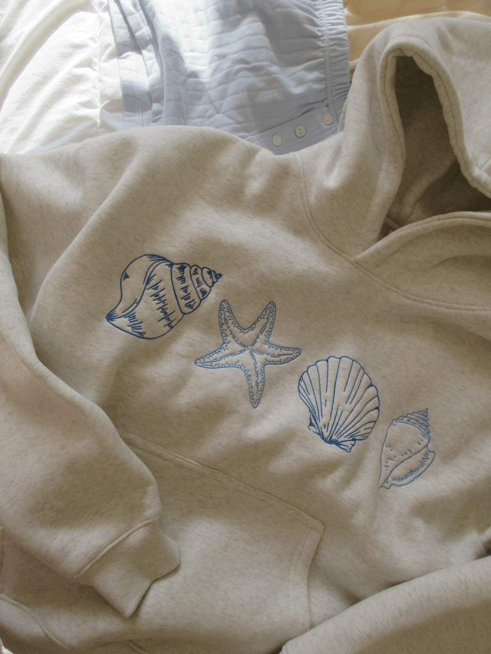 Prisana Bay Hoodie Seashell Hoodie Gifts For Ocean Lovers Birthday Gift for Husband - Thriftgiftshop