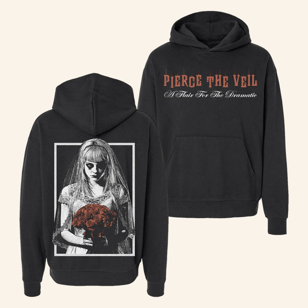 PTV Merch A Flair For The Dramatic Bride Hoodie Pierce The Veil Hoodie Gifts For Rock Fans - Thriftgiftshop