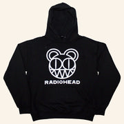 Radiohead Merch Bearhead Black Hoodie Best Gifts For Rock Music Lovers - Thriftgiftshop
