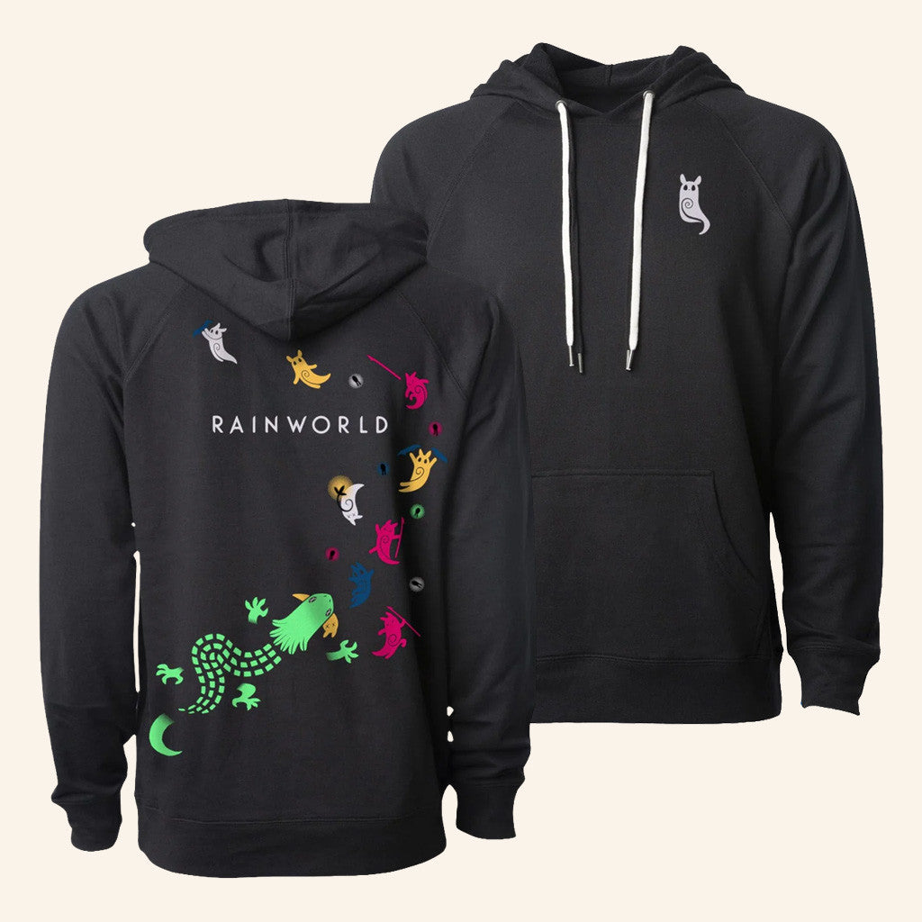 Rain World Merch Predator Or Prey Glow In The Dark Hoodie Rain World Hoodie Gifts For Besties - Thriftgiftshop