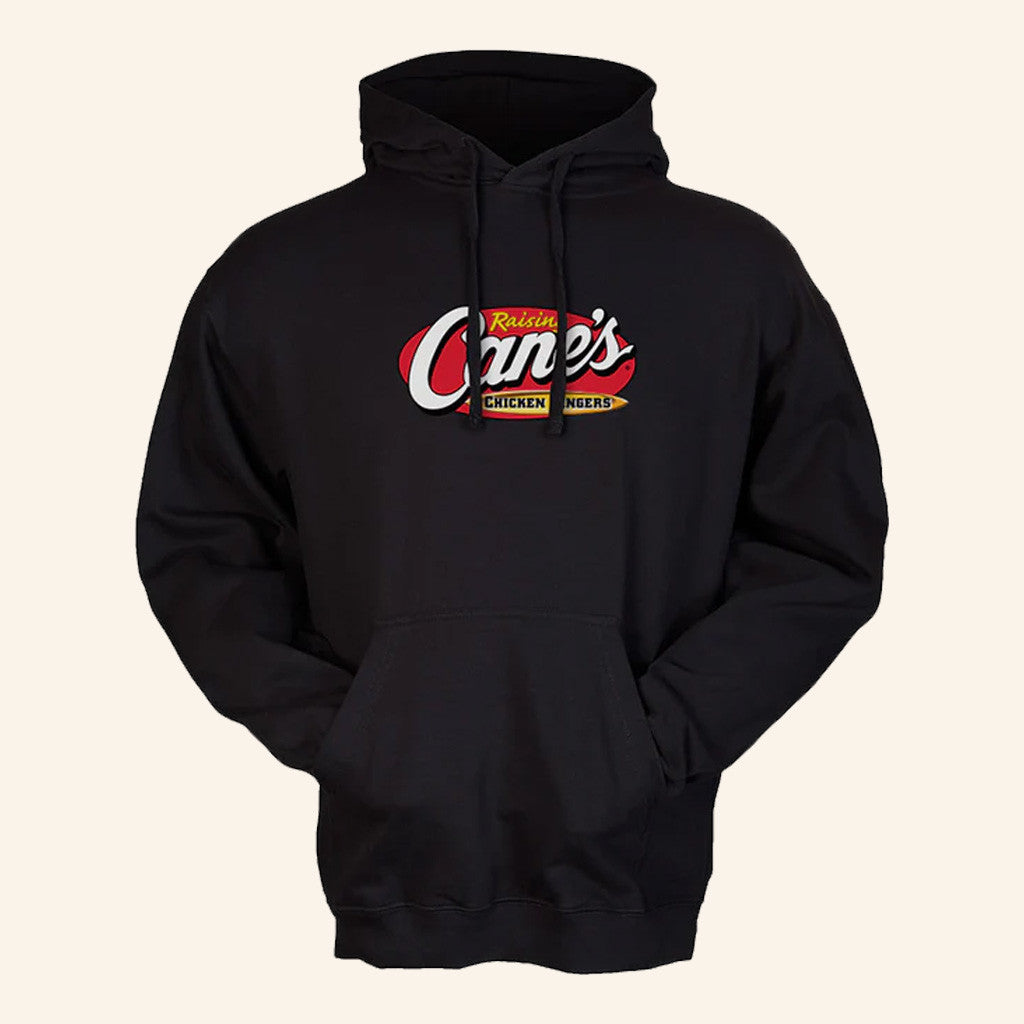 Raising Canes Merch Raising Cane's Chicken Fingers Black Hoodie Christmas Ideas For Men - Thriftgiftshop