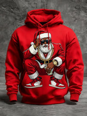 Rap Santa Claus Hoodie Hip Hop Christmas Apparel Gifts For Boyfriend - Thriftgiftshop