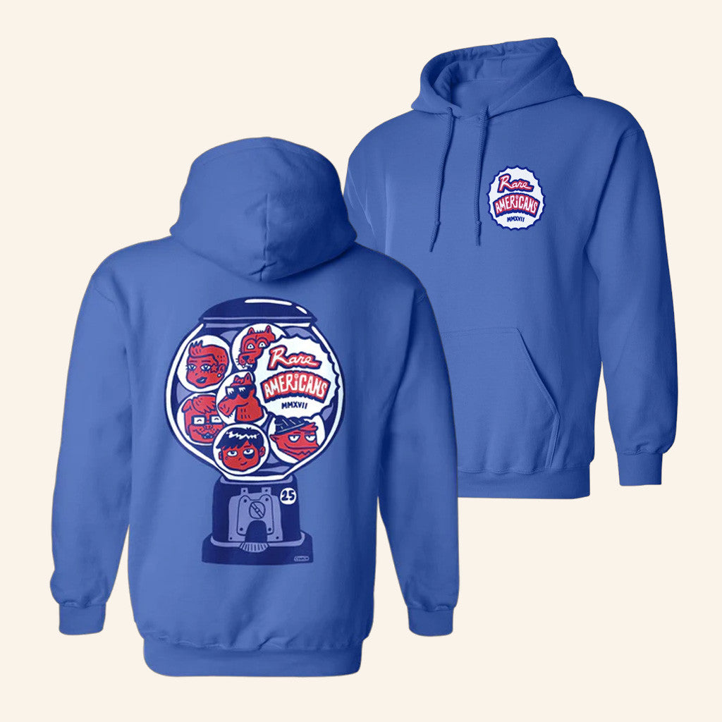 Rare Americans Merch Bubblegum Hoodie Husband Christmas Gift Ideas - Thriftgiftshop