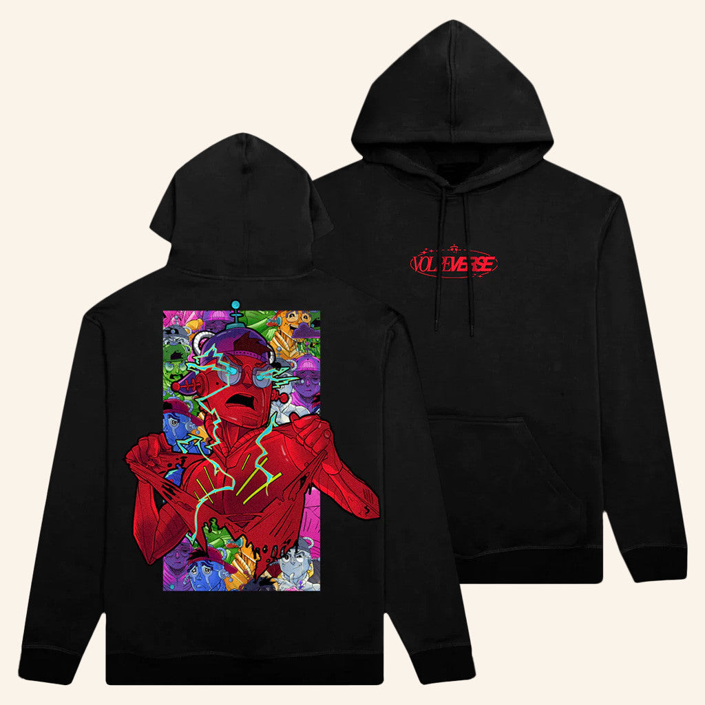 Ray Volpe Merch Volpetron Black Hoodie Birthday Present For Husband - Thriftgiftshop