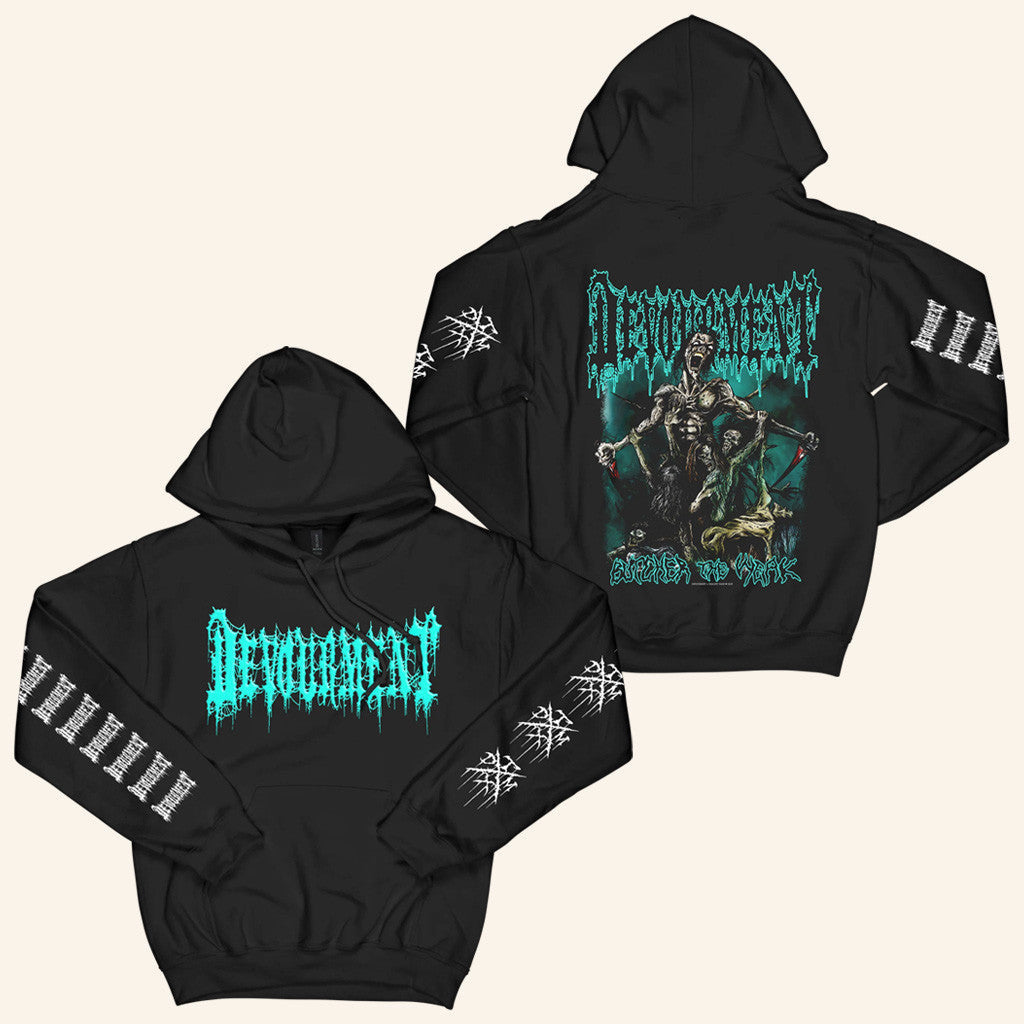 Reality Fade Merch Devourment Butcher The Weak Hoodie Gift Ideas For Dad - Thriftgiftshop