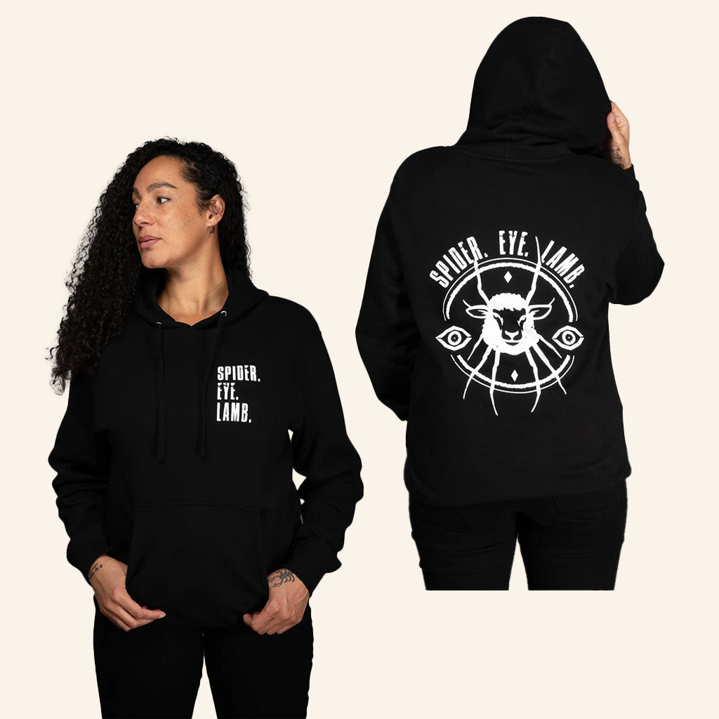 Red Barrels Games Merch Spider Eye Lamb Activation Phrase Hoodie Gifts For Game Lovers - Thriftgiftshop