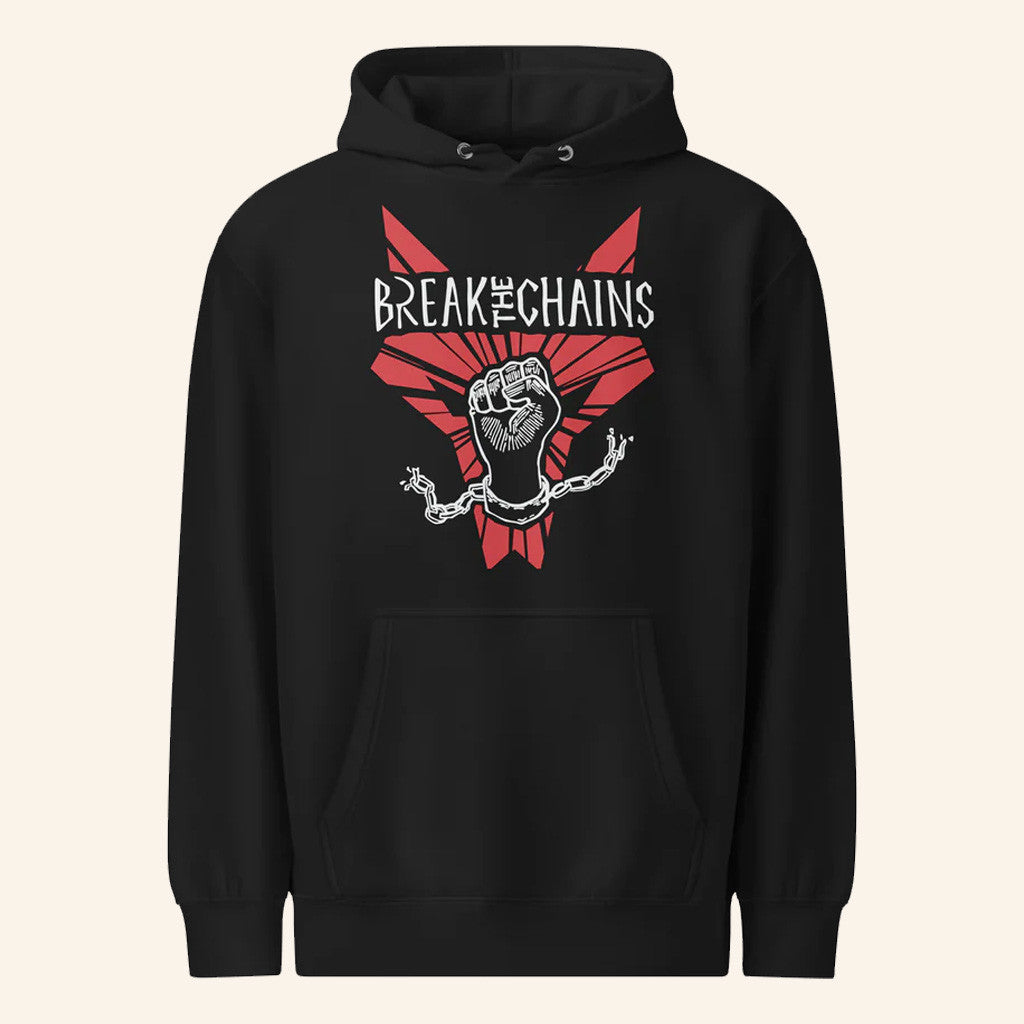 Red Rising Merch Break the Chains Hoodie Gift Ideas For Dad - Thriftgiftshop