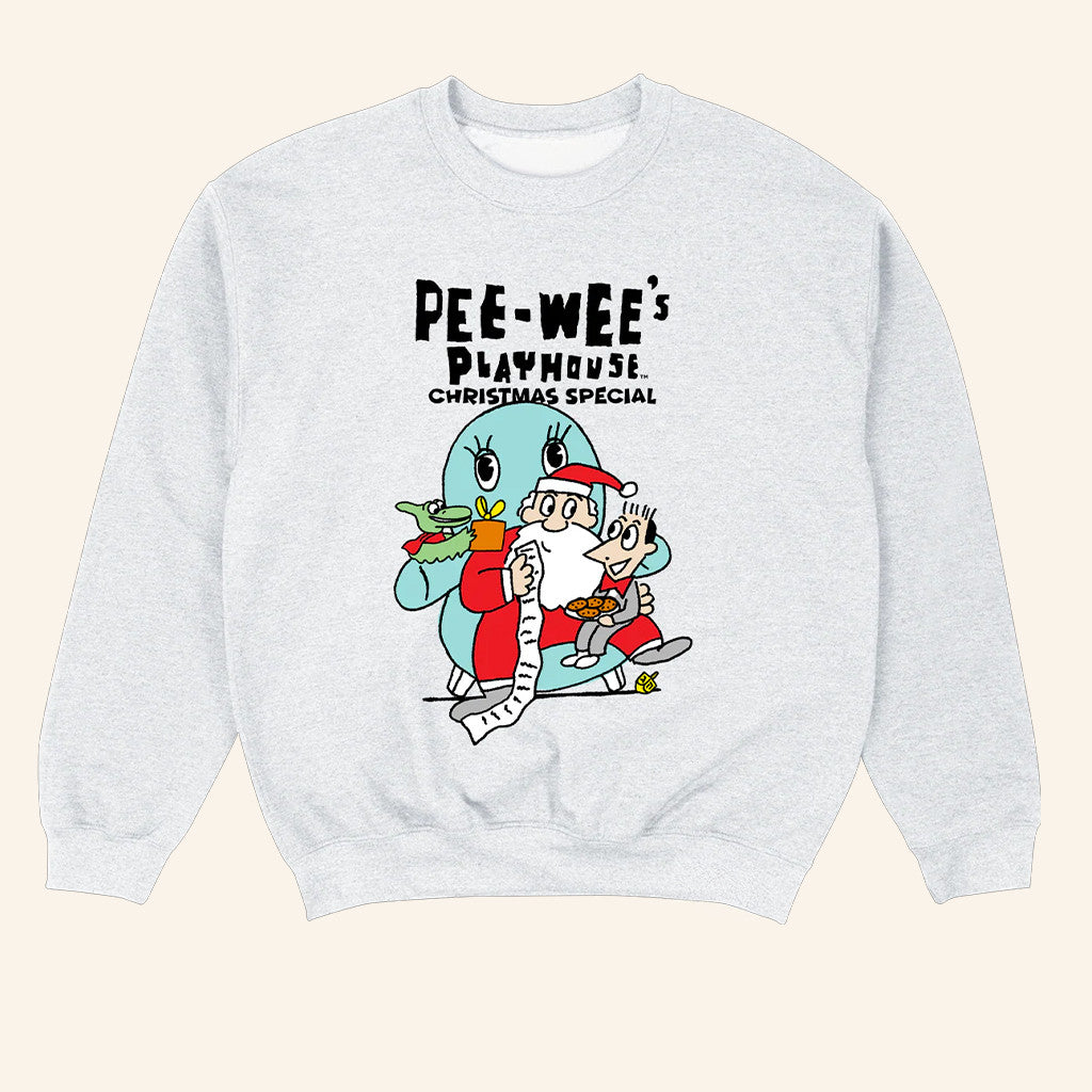 Retrokid Merch Pee-Wee's Playhouse Christmas Special Sweatshirt Xmas Gifts For Husband - Thriftgiftshop