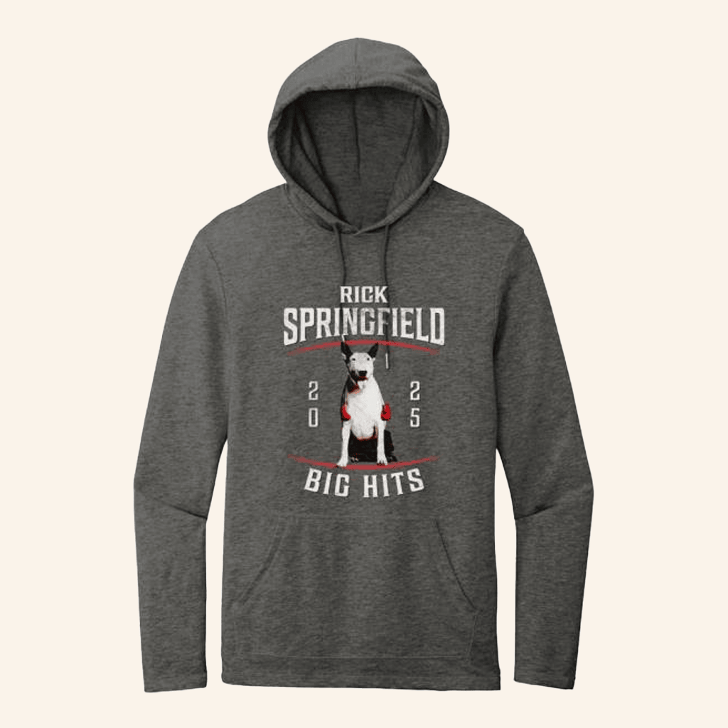 Rick Springfield Merch Featherweight Big Hits Hoodie Best Gifts For Boyfriend - Thriftgiftshop