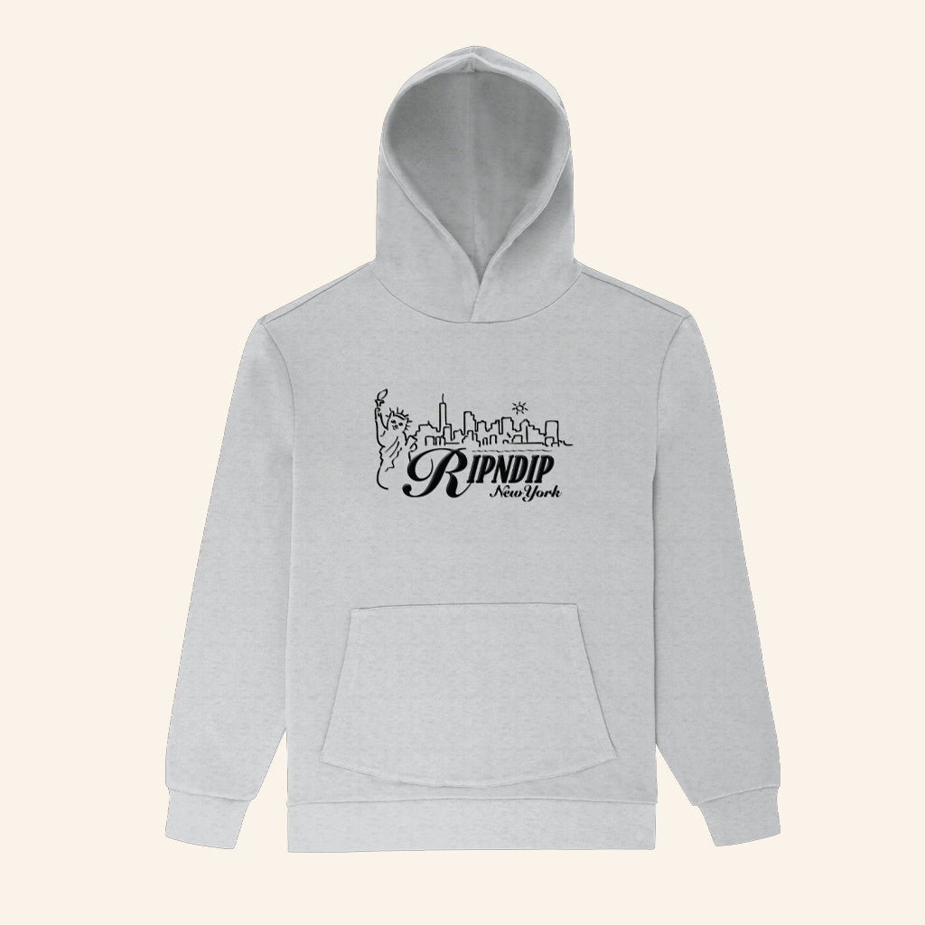 Ripndip Merch NYC Skyline Hoodie Present For Husband - Thriftgiftshop