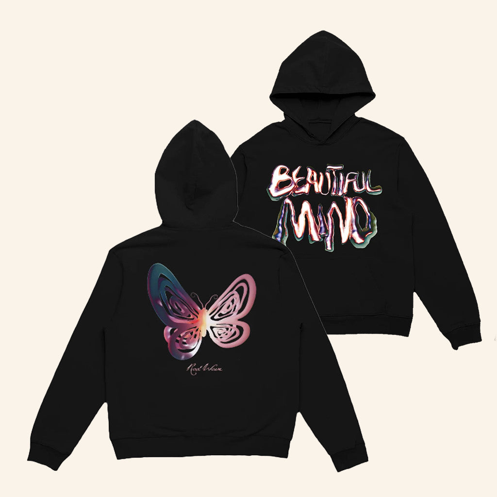 Rod Wave Merch Butterfly Hoodie Beautiful Mind Hoodie Gifts For Rap Lovers - Thriftgiftshop
