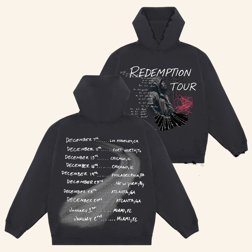 Rod Wave Merch Redemption Tour Hoodie Music Gift Ideas For Guys - Thriftgiftshop