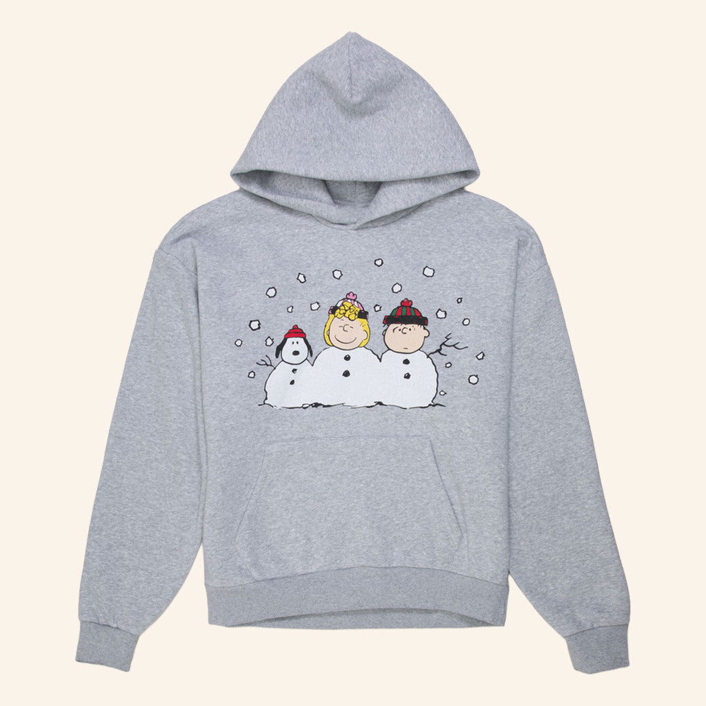 RSQ x Peanuts Holiday Snowmen Hoodie Christmas Gifts For Boyfriend - Thriftgiftshop
