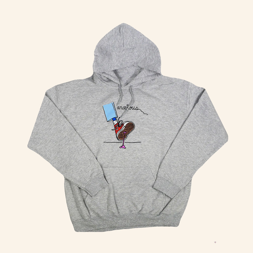 Run For Cover Records Merch Anxious Gum Hoodie Anxious Merch Gifts Ideas For Friend - Thriftgiftshop