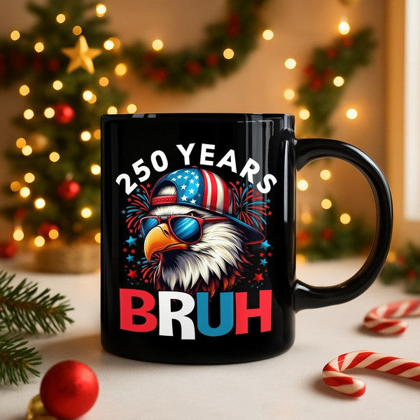 Thriftgiftshop 250 Years USA Bruh 250th Birthday 1776 2026 Eagle Flag Independence Day Gifts