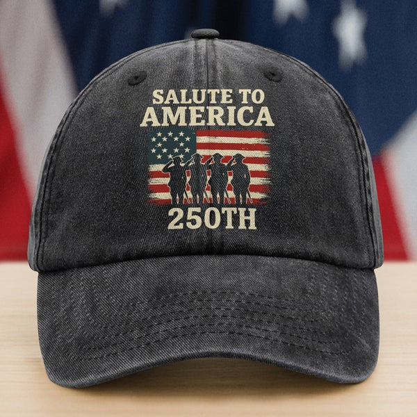 Thriftgiftshop 250th Anniversary Hat Salute To America Semiquincentennial Patriotic Gift Ideas