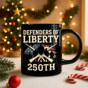 Thriftgiftshop 250th Anniversary Mug Defenders Of Liberty USA Flag 1776 2026 Patriotic Gifts For Men