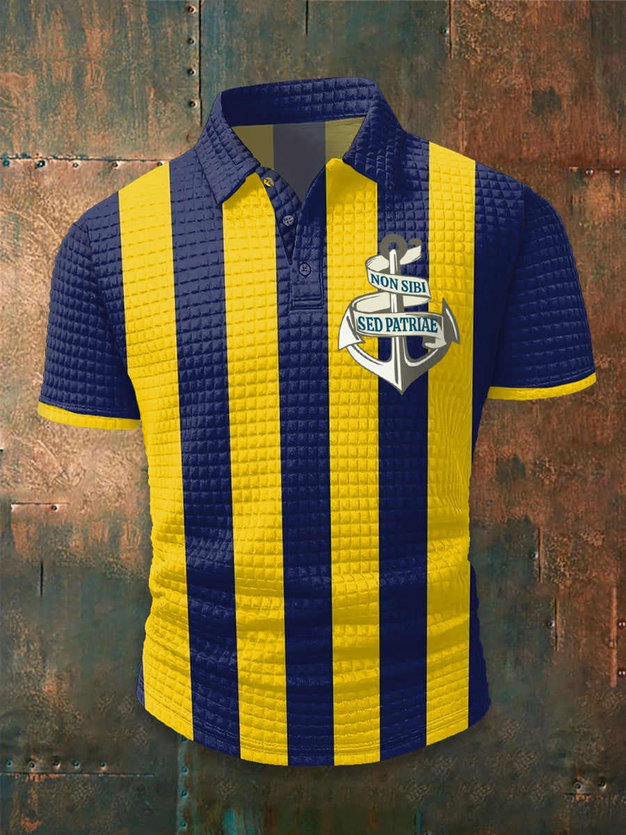 Thriftgiftshop 250th Anniversary Polo Shirt Non Sibi Sed Patriae Independence Day Outfit Gifts For Him