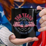 Thriftgiftshop 250th Anniversary Semiquincentennial Mug United States Of America Presents For Patriotic