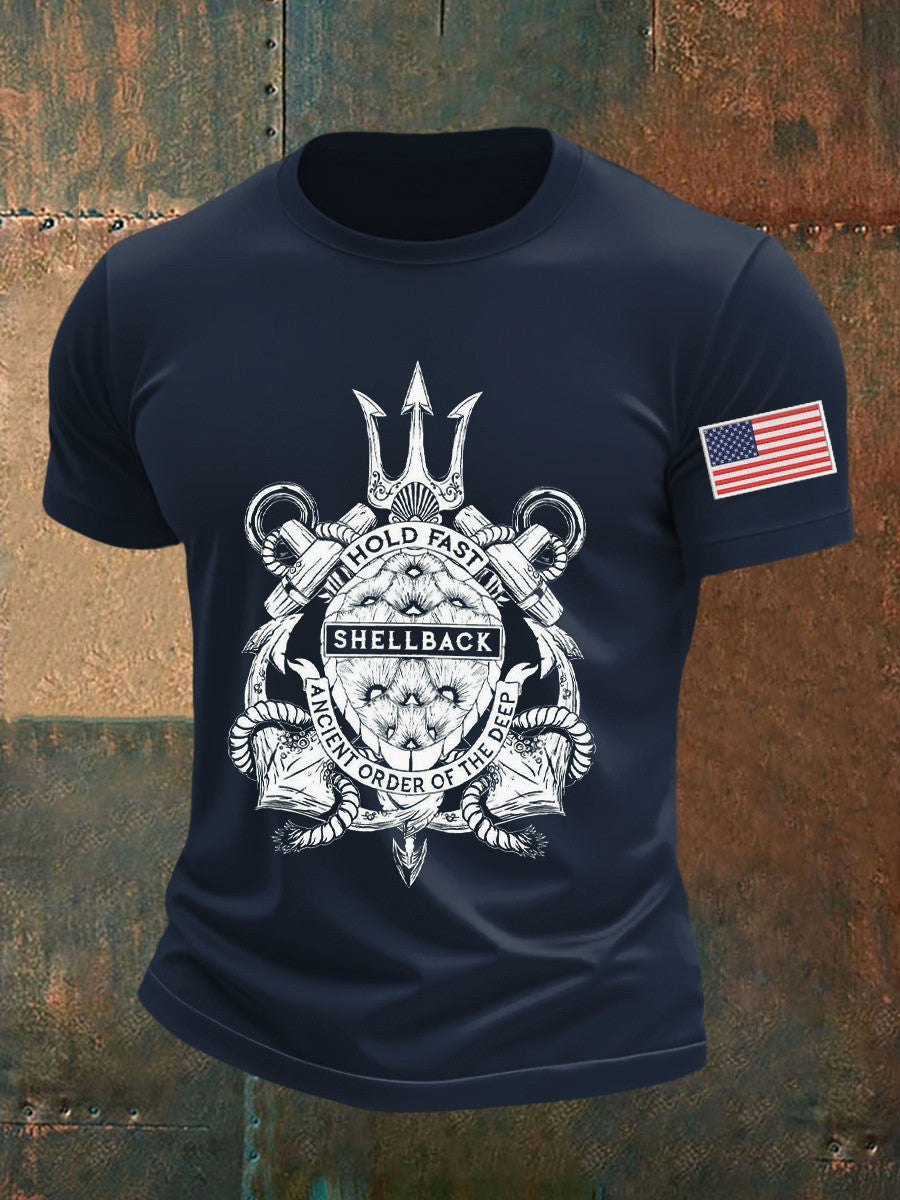 Thriftgiftshop 250th Anniversary T-Shirt Hold Fast Shellback Ancient Order Of The Deep Shirts Gifts