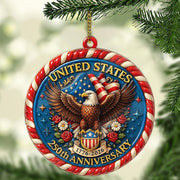 Thriftgiftshop Eagle America's 250th Anniversary Christmas Ornament Xmas Tree Decor USA Inspired Gifts
