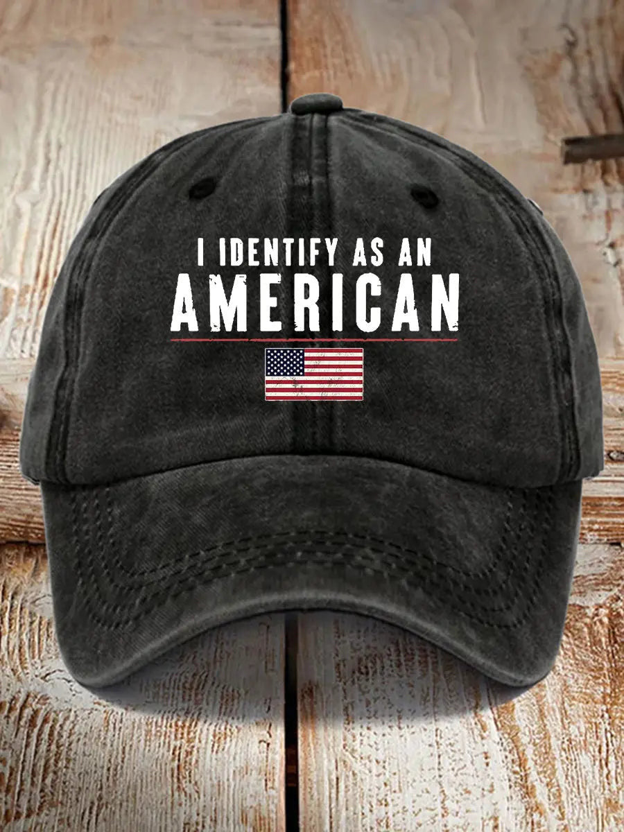 Thriftgiftshop I Identify As An American Hat 250th Anniversary Baseball Cap For Freedom Day Themed Gifts