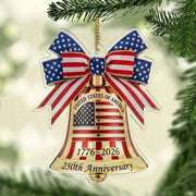 Thriftgiftshop Liberty Bell 250th Anniversary Christmas Ornament Xmas Bell Patriotic Keepsake Gifts