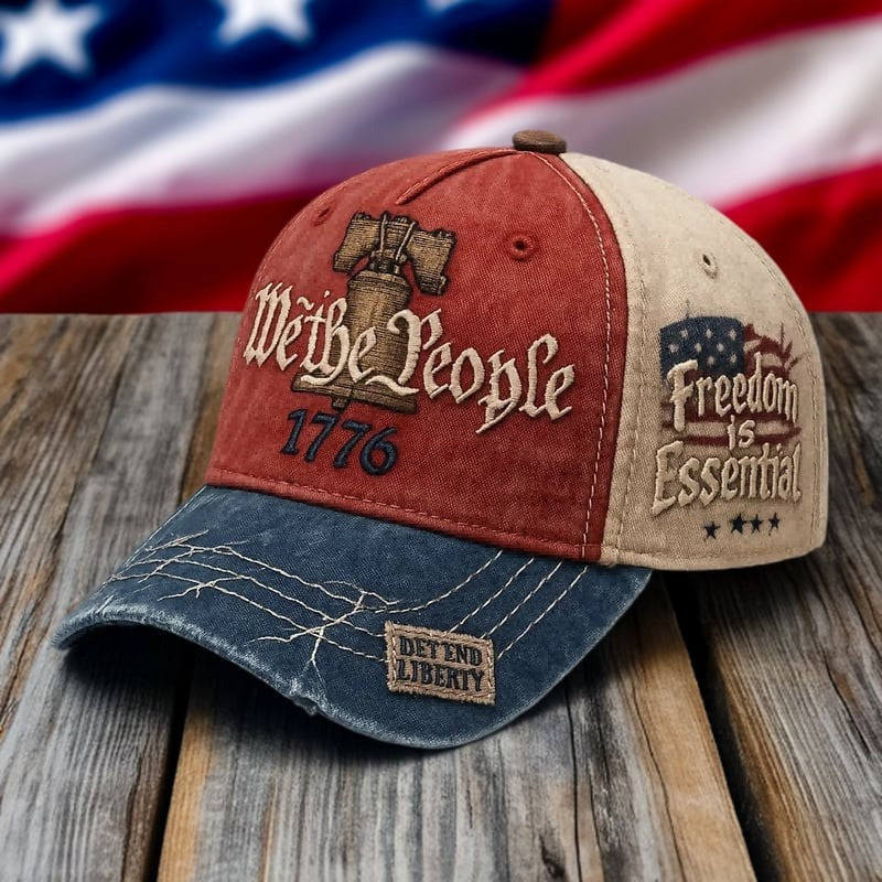 Thriftgiftshop Liberty Bell Me The People Hat Patriotic American Baseball Cap 250th Anniversary Gifts