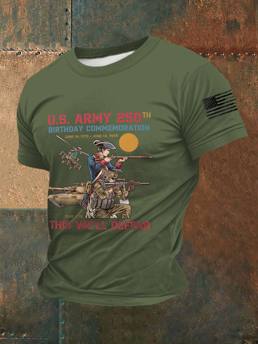 Thriftgiftshop Men's U.S. 250th Anniversary short sleeves t-shirt