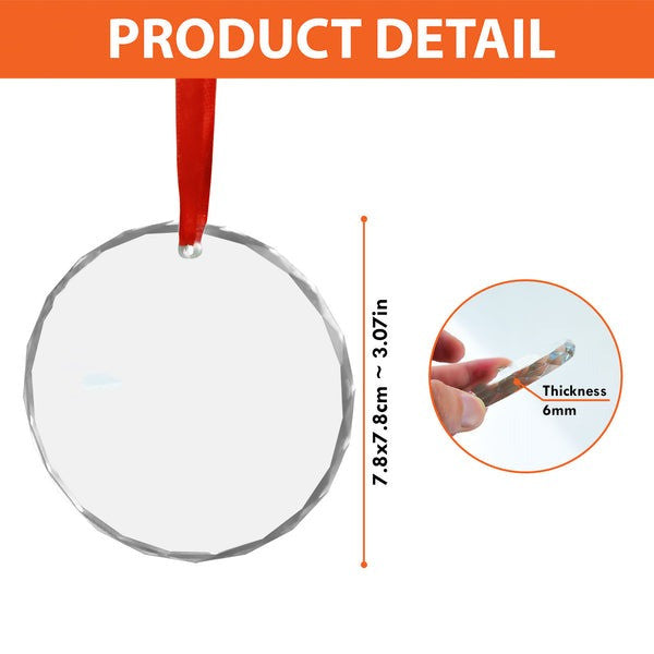 Thriftgiftshop United States Of America 250th Glass Ornament Liberty Independence Day Christmas Decor