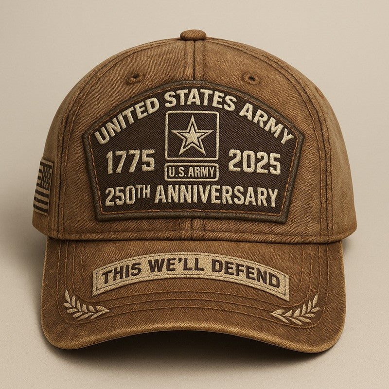 Thriftgiftshop U.S Army 250Th Anniversary Hat This We'll Defend 1775 2025 Unique Veterans Day Gift Ideas