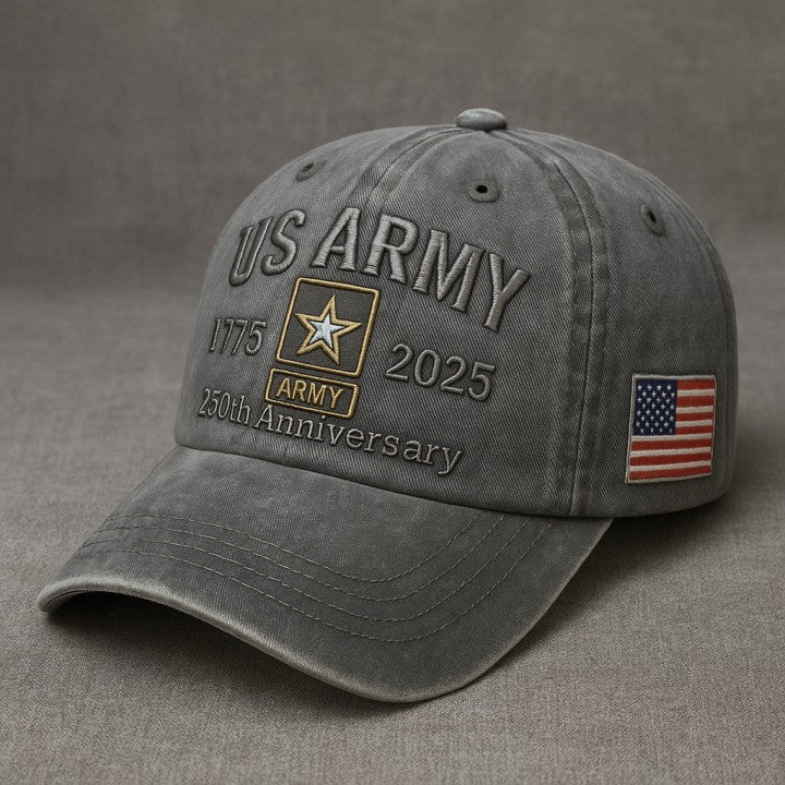 Thriftgiftshop U.S Army 250th Anniversary Hat United States Army 1775 2025 Best Patriotic Soldiers Merch