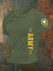 Thriftgiftshop U.S. Army 250th Anniversary T-Shirt Proud To Be Army Veteran Est 1775 Best Soldiers Merch