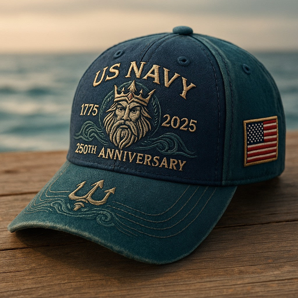 Thriftgiftshop U.S Navy 250Th Anniversary Hat 1775 2025 Best Proud USN Merch Gifts For Proud Dad